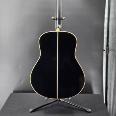 Yamaha LL16DRBLHC L Series Rosewood Folk Acoustic Guitar Black with Passive Pickup with Case image 7