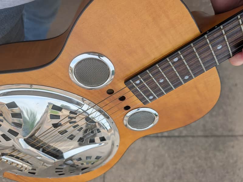 Dobro Hound dog Roundneck - Natural image 1