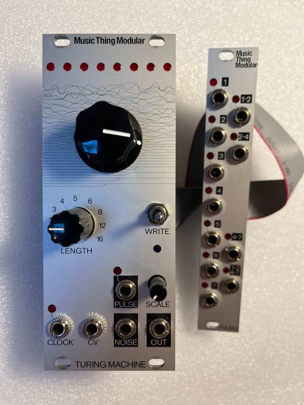 Music Thing Modular Turing Machine MKII + Pulses MKII 2020 Silver image 1