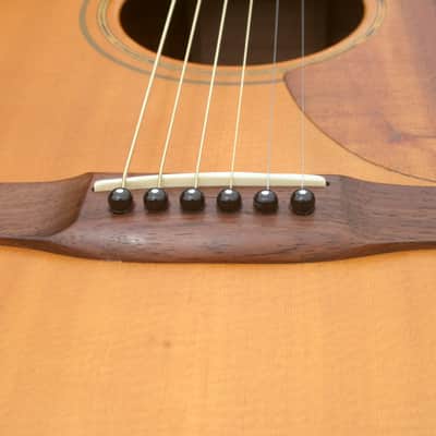 1990 Yairi semi-dreadnought size Acoustic Guitar 40-LO - Natural+Martin Hard Case image 17