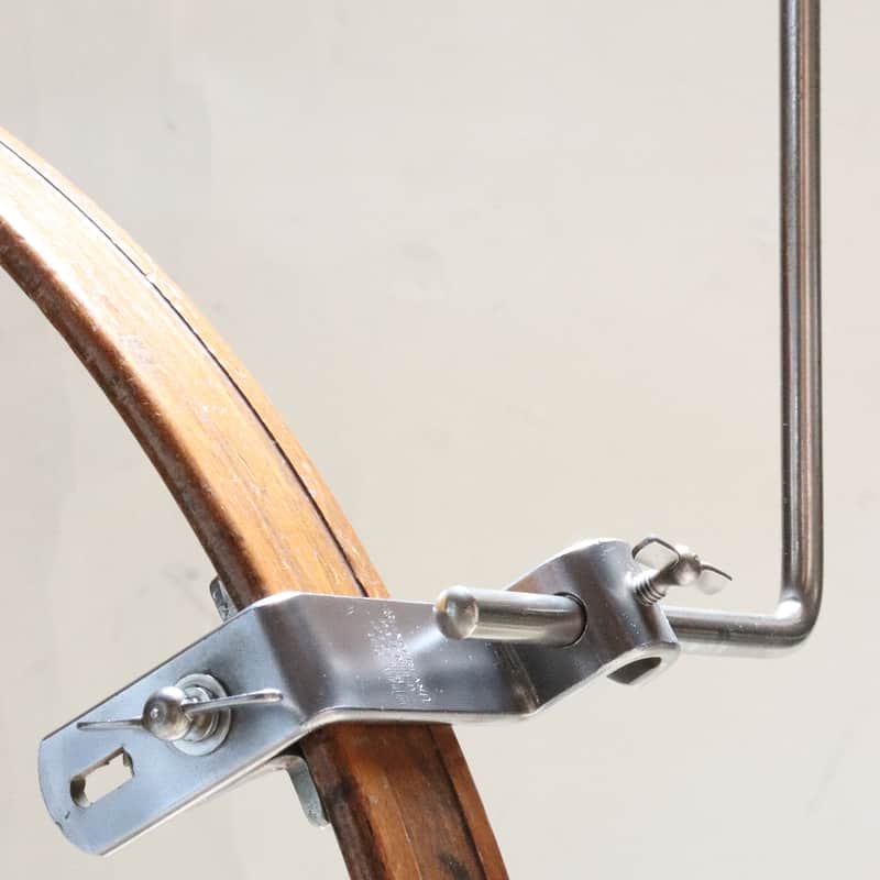 Slingerland 15" Nickel Plated L-Arm Cymbal Holder for Radio King Drum Set - 1930s / INSPECTED & TESTED image 1
