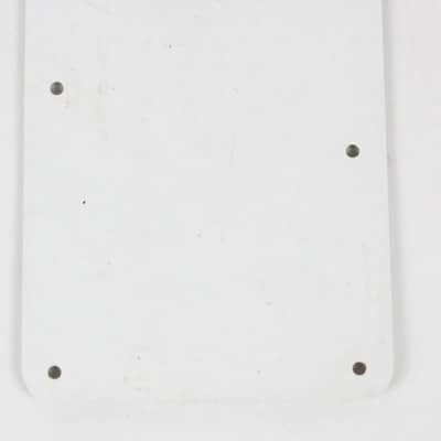 1991 Vintage Fender Stratocaster Plus/Deluxe/American Standard White Tremolo Back Cover USA Strat 1990s image 6