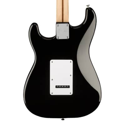 Used Squier Affinity Series Stratocaster - Black w/ Maple FB image 7