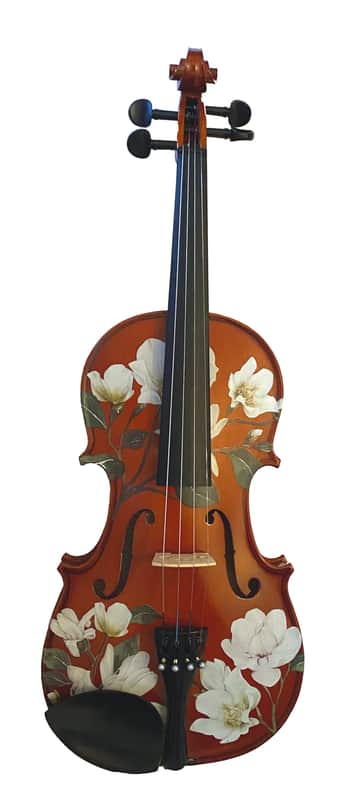 Magnolia Heaven 3/4 Violin Outfit w/ Pearl fine tuners image 1