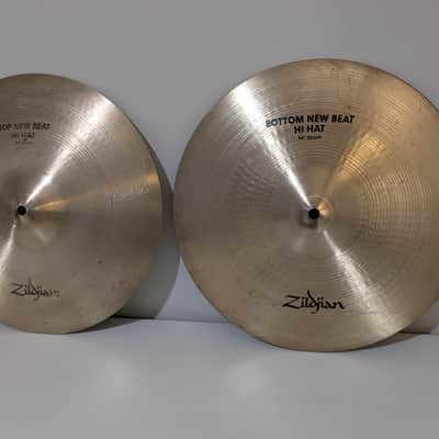Zildjian 14" A Series New Beat Hi-Hat Cymbals (Pair) 1982 - 2012 - Traditional image 2