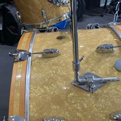 Gretsch BroadKaster Series 13/16/24 Drum Kit Set in Vintage Marine Pearl (Rm4) image 11
