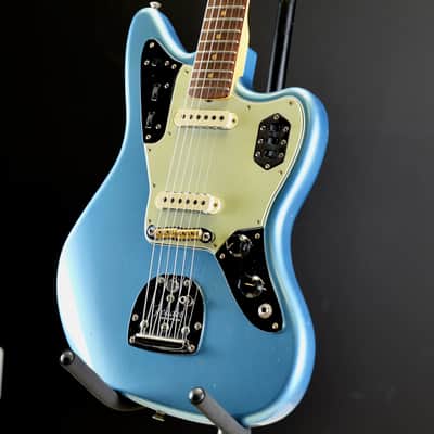 Fender 1964 Jaguar Journeyman Relic 3A Rosewood Fingerboard Faded Aged Lake Placid Blue image 3