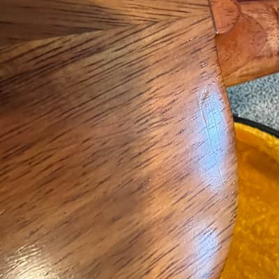 Kamaka Tenor Ukulele — vintage white label 1970s - Natural koa image 14