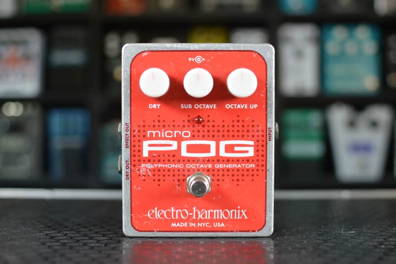 Electro-Harmonix Micro POG Polyphonic Octave Generator 2007 - Present - Red / Gray image 1