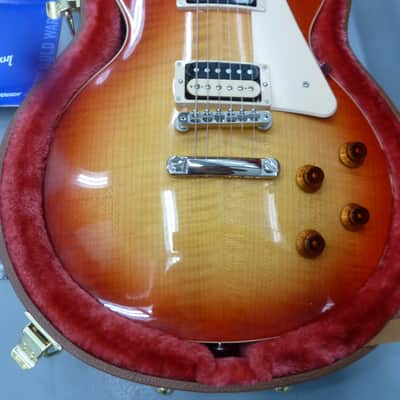 NEW! Gibson Les Paul Traditional Pro V Gloss 2021 AAA Flame Top Cherry Burst USA Case Papers_158 image 4