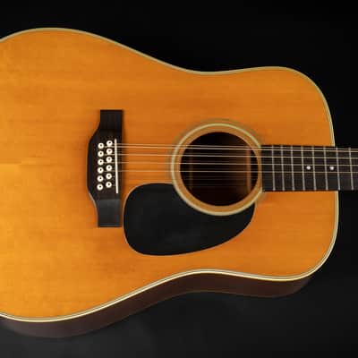1973 Martin D12-28 - Natural | USA Vintage All Solid Iconic 12-String Dreadnought Acoustic Guitar David Gilmour Pink Floyd | Case image 4