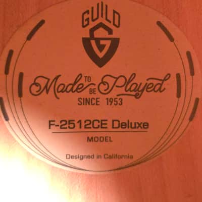 Guild Westerly Collection F-2512CE Deluxe 2023 - Present - Antique Burst image 10