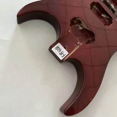 Wine Red HH Guitar Body, Double Locking Bridge Route image 7