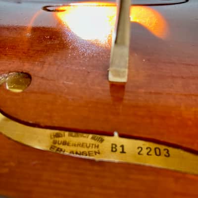 Ernst Heinrich Roth 4/4 violin Stradivarius copy 1971 - red brown image 15
