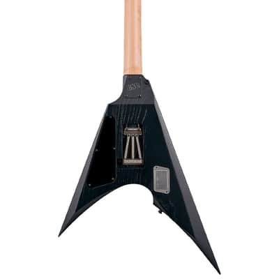 ESP Edwards Arrow-1H Alternative Black Electric Guitar + Gig Bag image 4