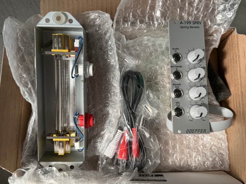 Doepfer A-199 SPRV Spring Reverb 2010s - Silver image 1