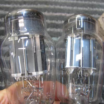 Pair NOS Tungsol 6520 Triode Power Tubes, 1960s, Matching Batch Numbers, Military Spec, Matching Balanced New Test Results,Superb, USA 1960s image 4