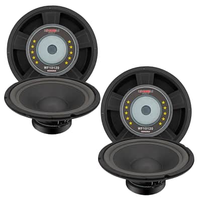 5 Core 10 Inch Subwoofer pair 600W Car Audio Sub Woofer 4 Ohm w Deep Bass Replacement Loud Speaker image 1