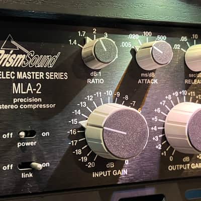 Maselec MLA-2 Stereo Mastering Compresso Limiter LIKE NEW image 3