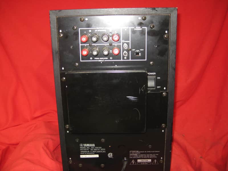 Yamaha YST-SW105 Active Powered Subwoofer | Reverb