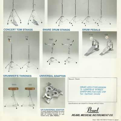 PEARL MAXWIN DELUXE 609 - Single Bass Drum Pedal Vintage 80s image 5