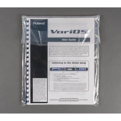 Roland VariOS User Guide [USED]