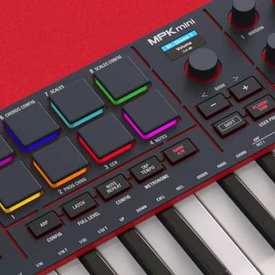 Akai MPK Mini IV Black USB MIDI Keyboard Controller with MPC Pads and Knobs image 7