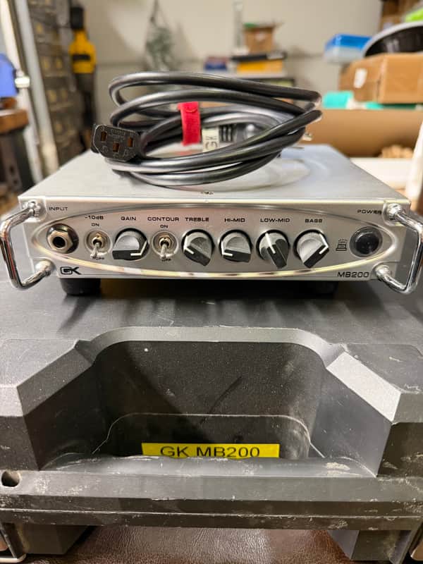 Gallien-Krueger MB200 200W Bass Head 2010s - Silver image 1
