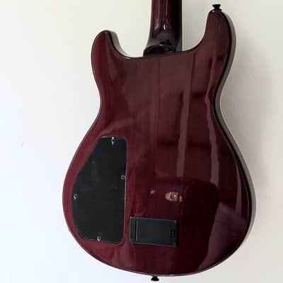 Fernandes Dragonfly Custom Elite Sunburst DC DoubleCut 24 Frets, Abalone EMG's image 6