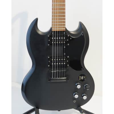 Epiphone G400 Gothic XII Matt Black SG Electric Guitar image 2