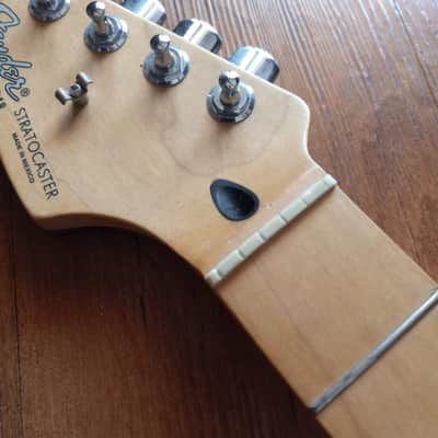 Fender Stratocaster Left-Handed Guitar Neck Right-handed Nut image 3