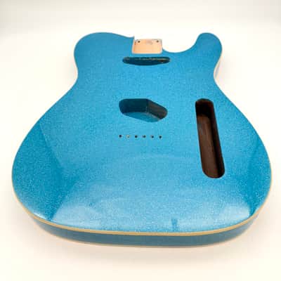 HooDoo Telecaster Body Alder Bound Blue Sparkle htb6404 image 5