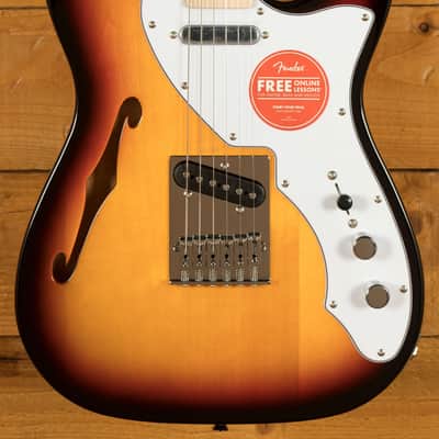 Squier Affinity Series Telecaster Thinline - Maple - 3-Colour Sunburst image 8