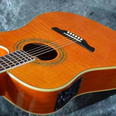 Alvarez FD60 Acoustic Electric Cutaway Dreadnought Amber Gloss Full Setup with Full Working EQ and FAST Shipping image 5