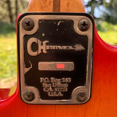 1985 Original USA Charvel San Dimas era image 13