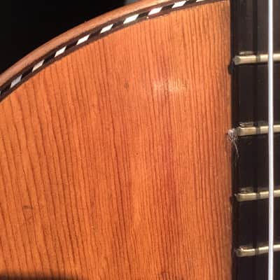 1850 Early romantic small body guitar in excellent un-restored condition with Original wood case image 11