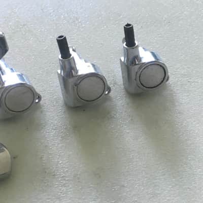4 Schaller Style Bolt On Electric Guitar Sealed Gear Tuners In-line Headstock image 10