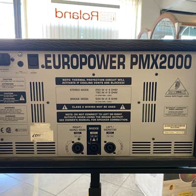 Behringer Europower PMX2000 Powered Mixer (Boxed) – FX Section Fault for Parts or Repair image 4