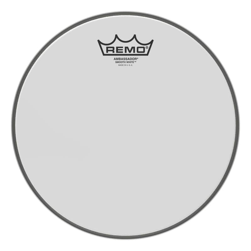 Remo Ambassador Smooth White Drumhead 10" image 1