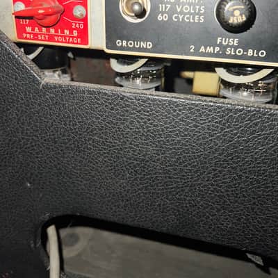 Fender Bandmaster Reverb 2-Channel 40-Watt Guitar Amp Head 1970 - 1975 - Silverface image 8