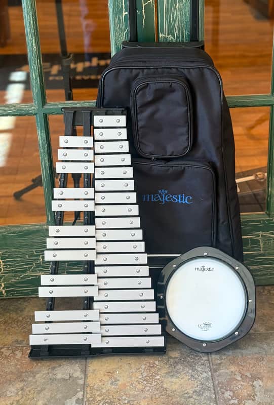 Majestic AK32PC Bell Educational Kit with Rolling Bag & Tripod Stand image 1