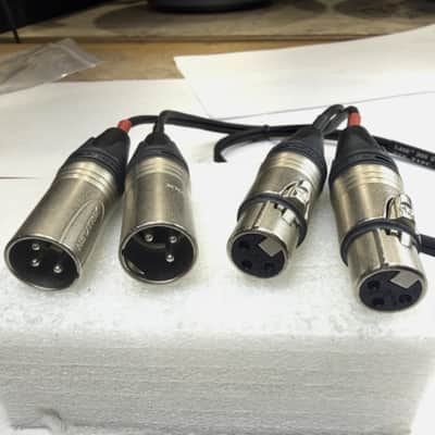 LASE 6 Ft Dual Microphone Cable w Genuine NEUTRIK NC3MXX 3Pin XLR M to NC3FXXX F image 6