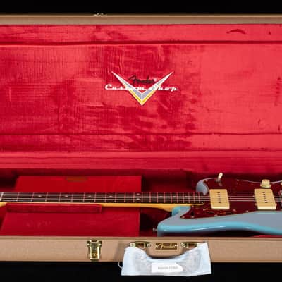 Fender Custom Shop 1962 Jazzmaster Time Capsule Finish Painted Matching Headstock Daphne Blue (268) image 7