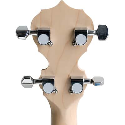 Deering Goodtime Two Left-Handed 5-String Resonator Banjo, Natural Blonde Maple image 5