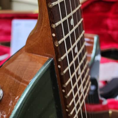 2024 Gibson Mod Shop Collection Les Paul Junior Evergreen Mahogany Two Tone Finish with Stinger Gibson Green image 12