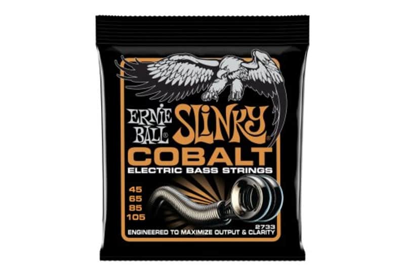 Ernie Ball 2733 Cobalt Hybrid Slinky Electric Bass Strings 45, 65, 85, 105 image 1