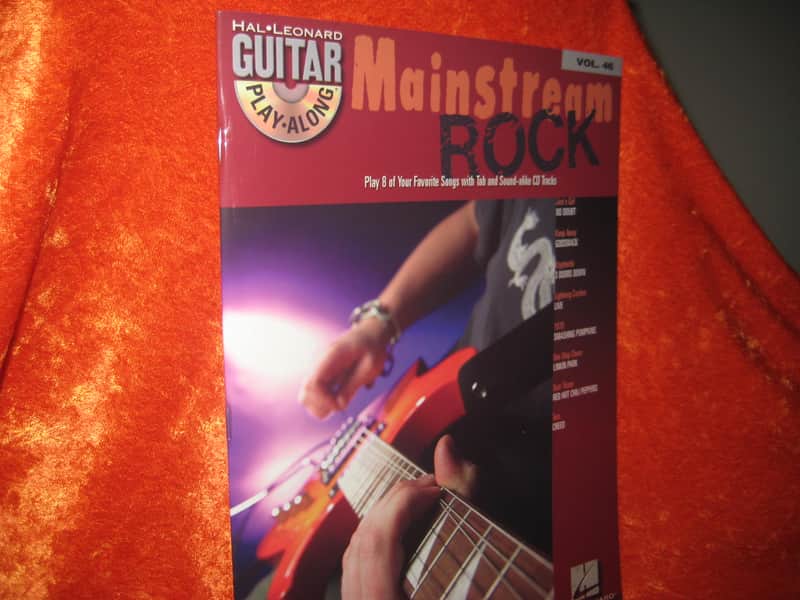 Hal Leonard Guitar Play-Along Mainstream Rock Book Vol 46 w/ CD 63 Pages image 1