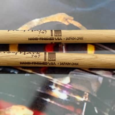 Neil Peart Stage Sticks “NP” Initials Time Machine Tour 2010-2011 Rare image 2
