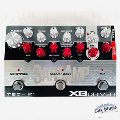 Used Tech 21 SansAmp XB Driver Bass Preamp Guitar Effects Pedal ♫ image 2