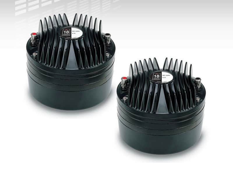 2x 18 Sound ND2080 2" Exit Neodymium High Frequency Compression Driver 200W 8-Ohm image 1